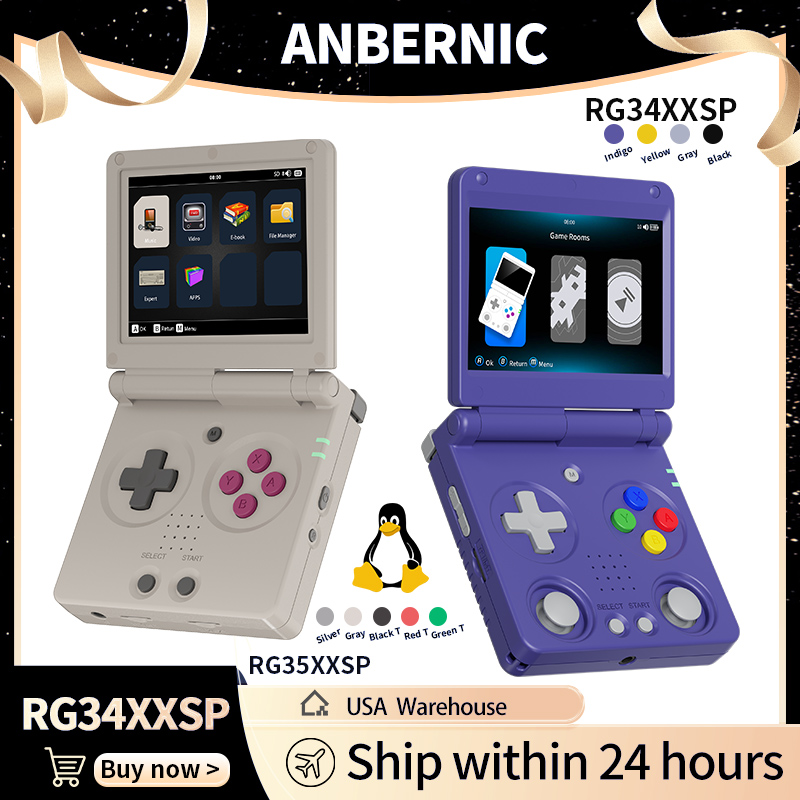 Anbernic RG34XXSP RG35XXSP Fli - Retro Gaming Kiosk ulasan dan harga
