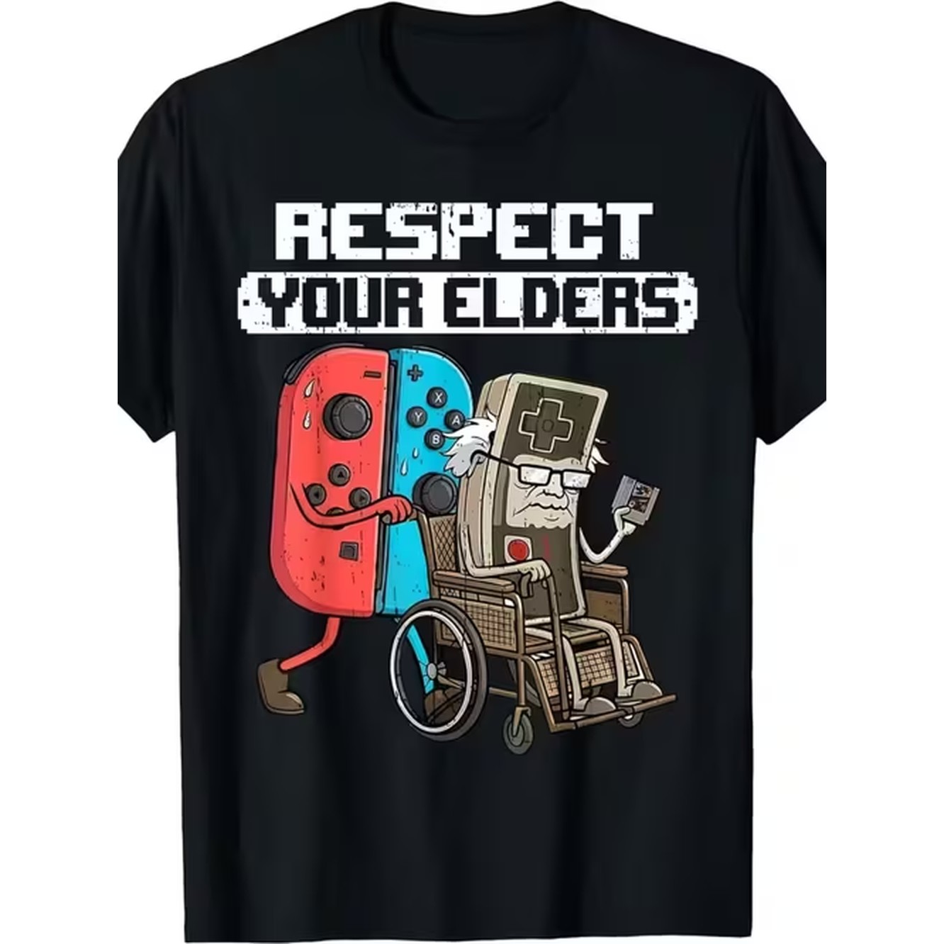 Mens Pattern T Shirt Theme Eld - Retro Gaming T Shirt ulasan dan harga
