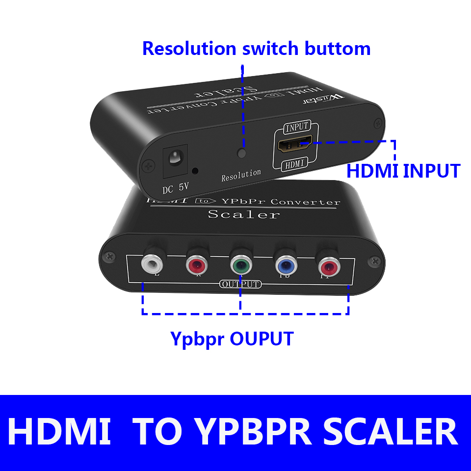 1080P HDMI to component Ypbpr  - Scart To Hdmi ulasan dan harga
