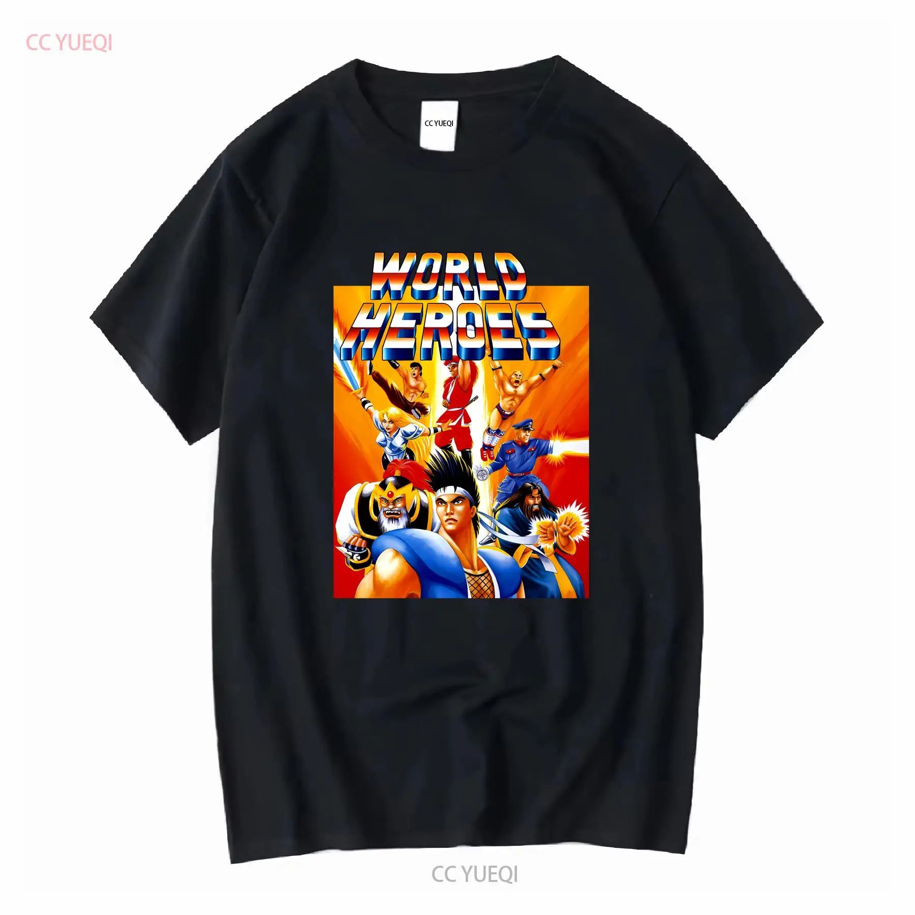 World Heroes Classic NEO GEO V - Retro Gaming T Shirt ulasan dan harga