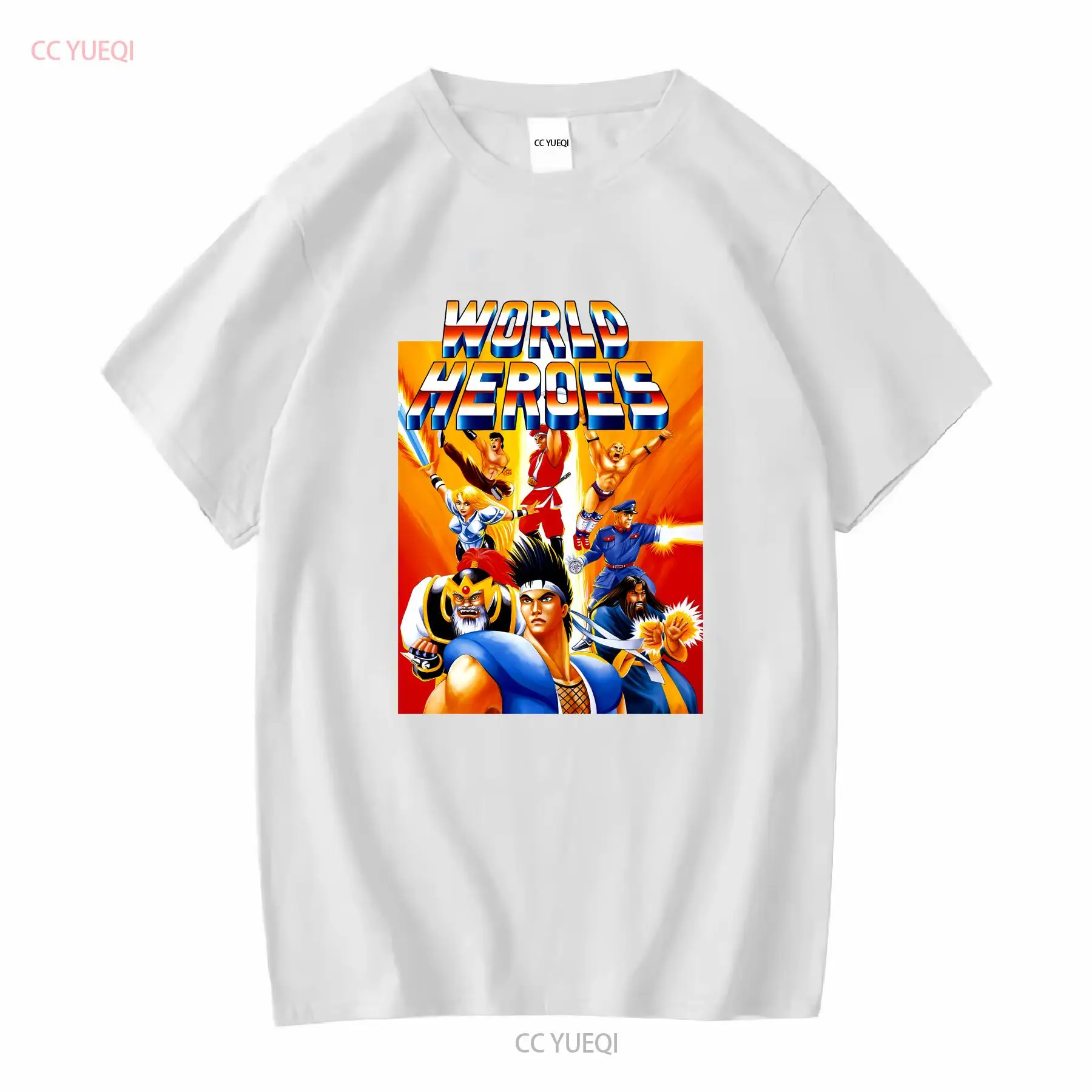 World Heroes Classic NEO GEO V - Retro Gaming T Shirt ulasan dan harga